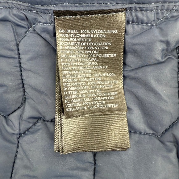 Men's The North Face ThermoBall Hooded Jacket Navy L Insulated - Picture 15 of 16